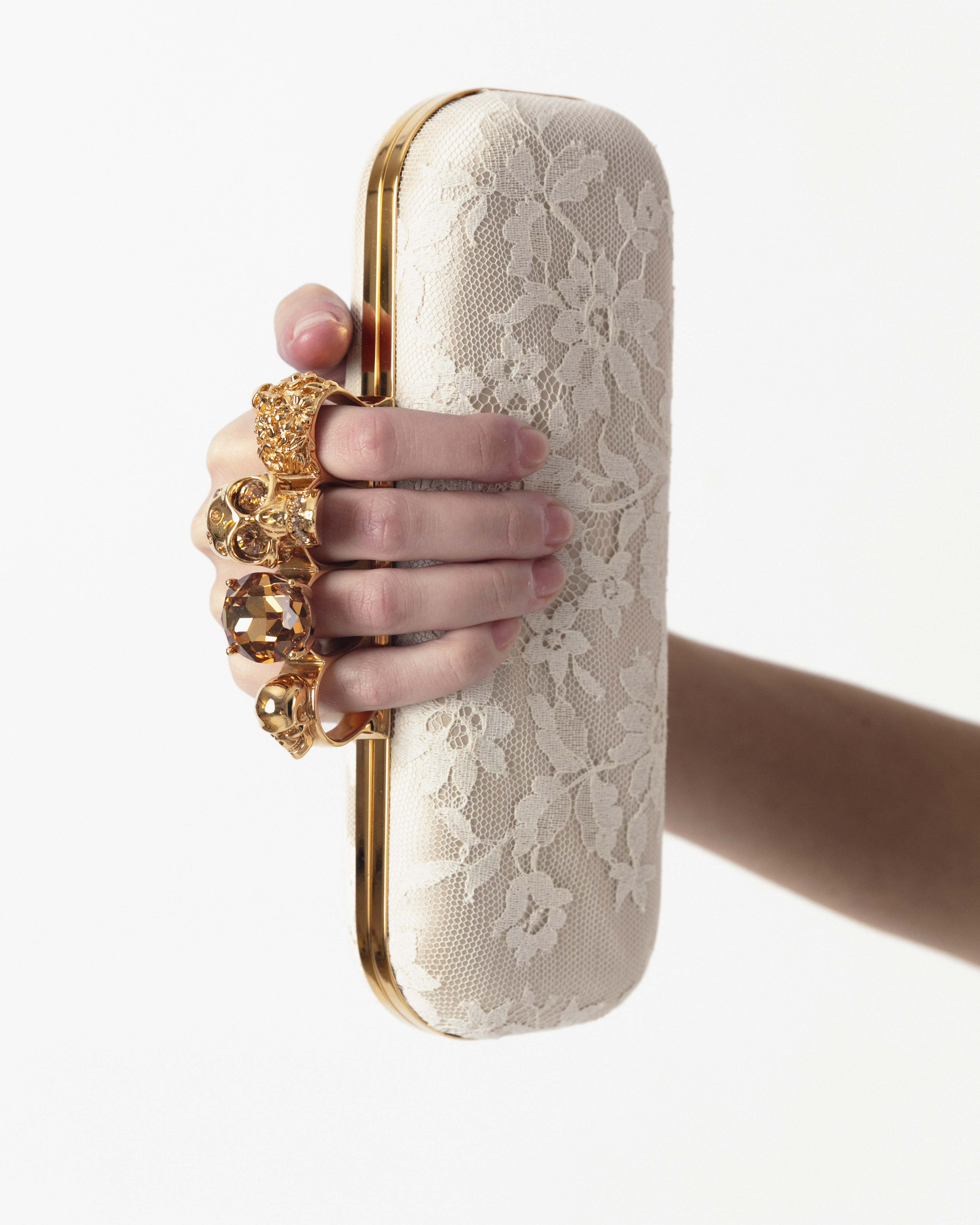 Alexander McQueen - Ivory Clutch