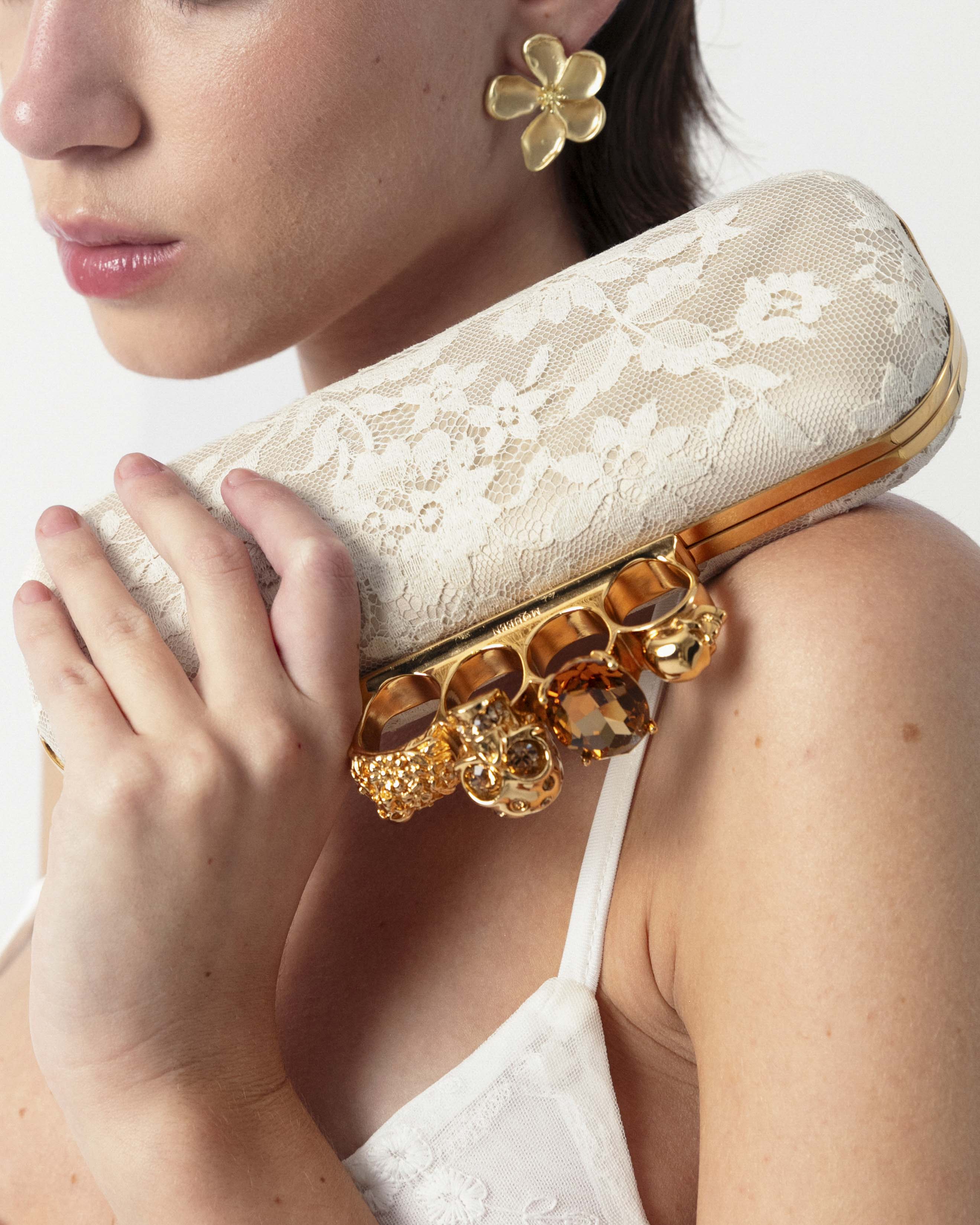 Alexander McQueen - Ivory Clutch