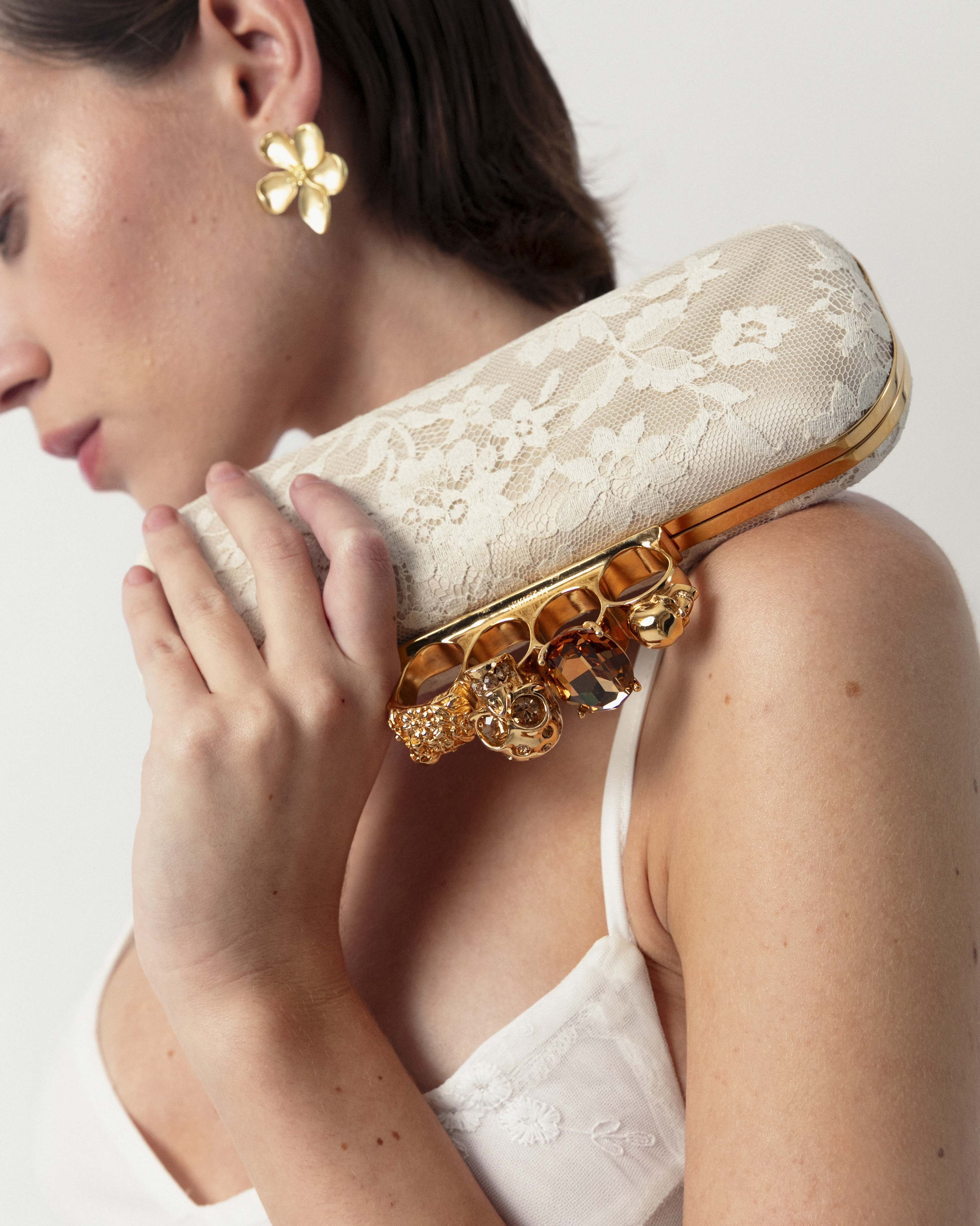 Alexander McQueen - Ivory Clutch