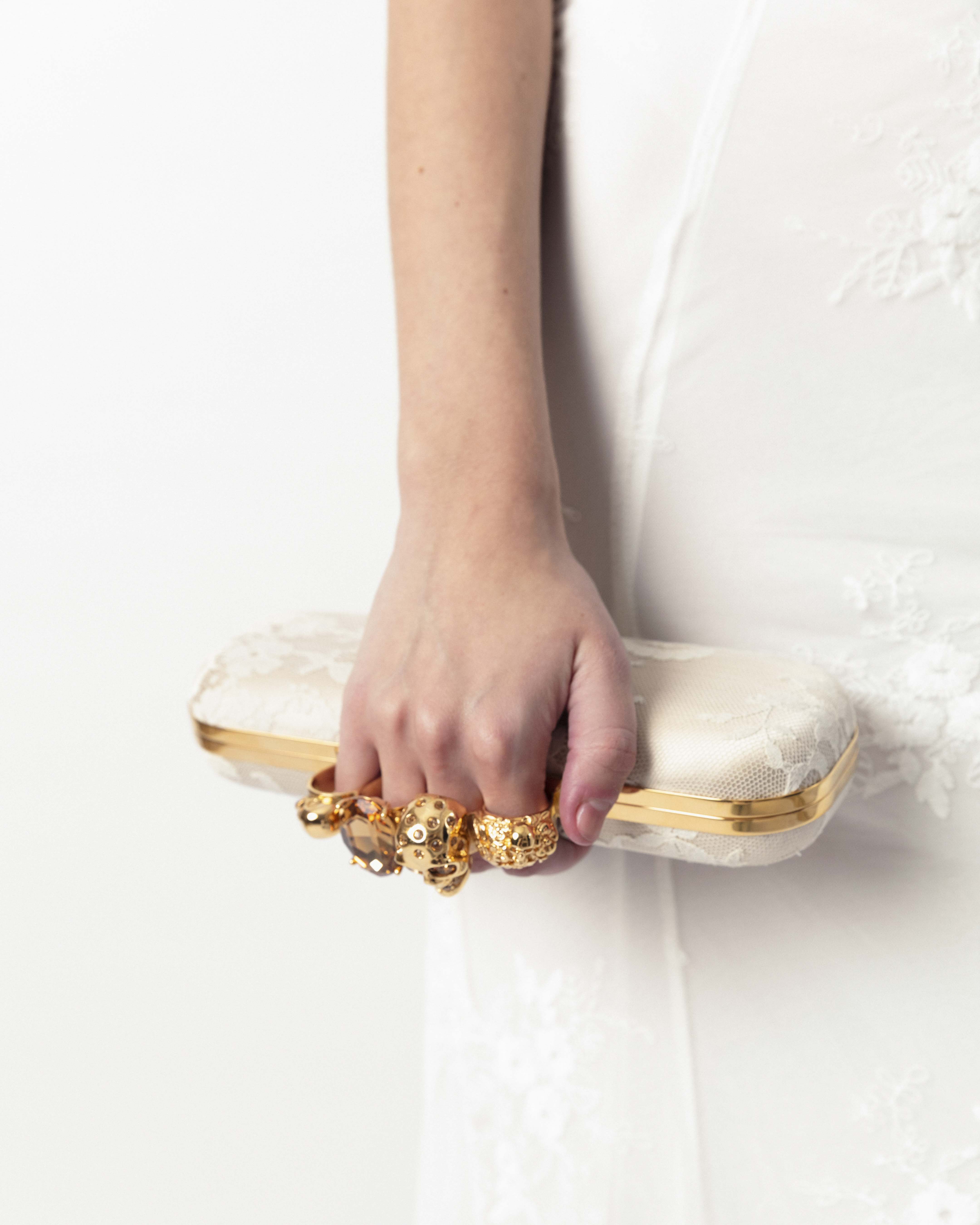 Alexander McQueen - Ivory Clutch
