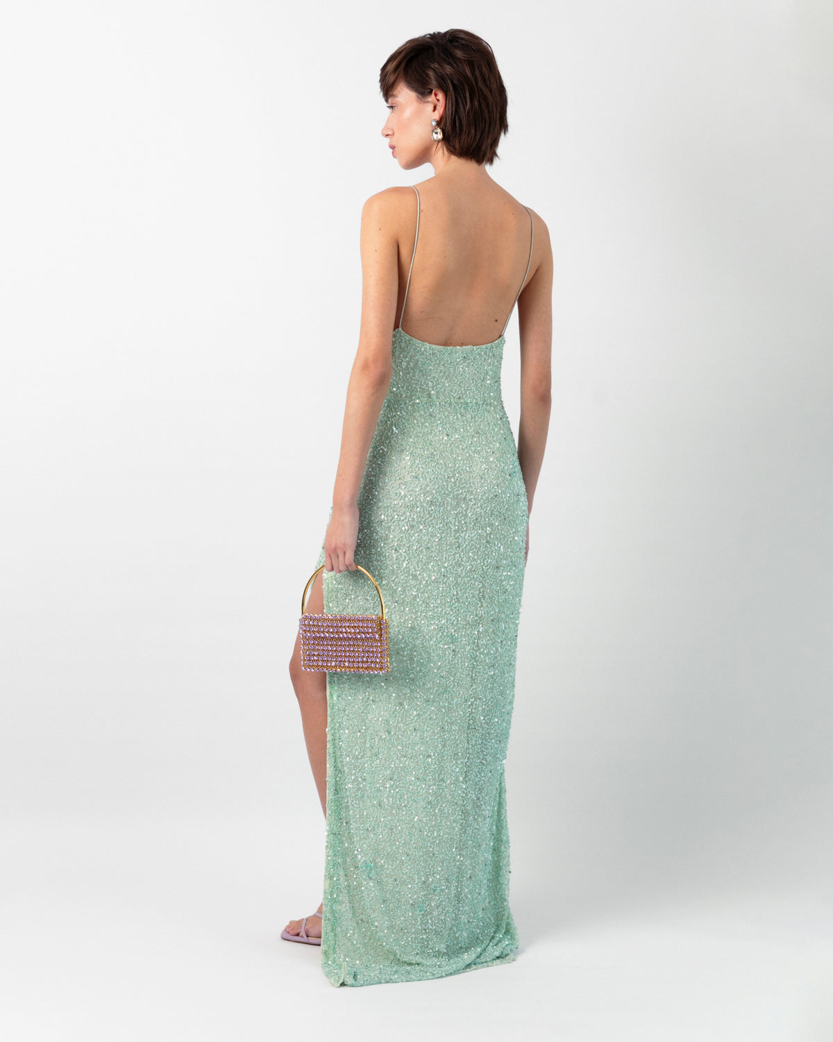 Alexander McQueen - Sequin Maxi Dress