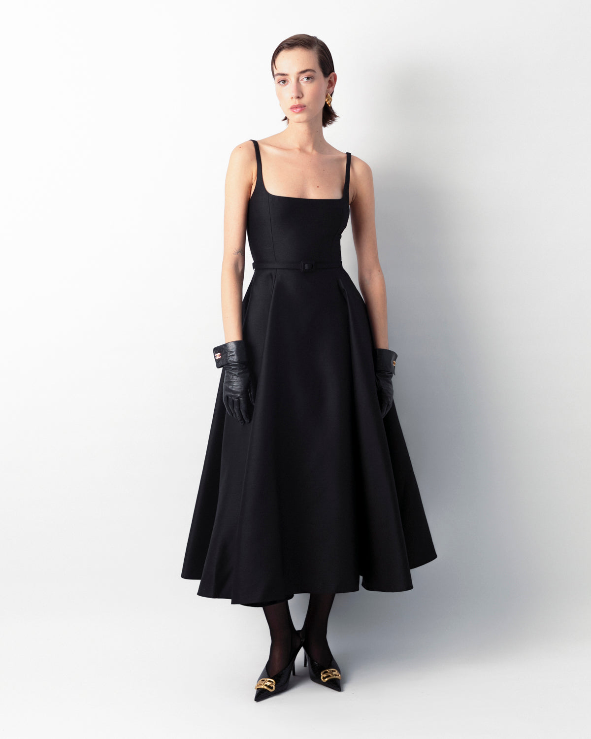 Christian Dior - Black Midi Dress