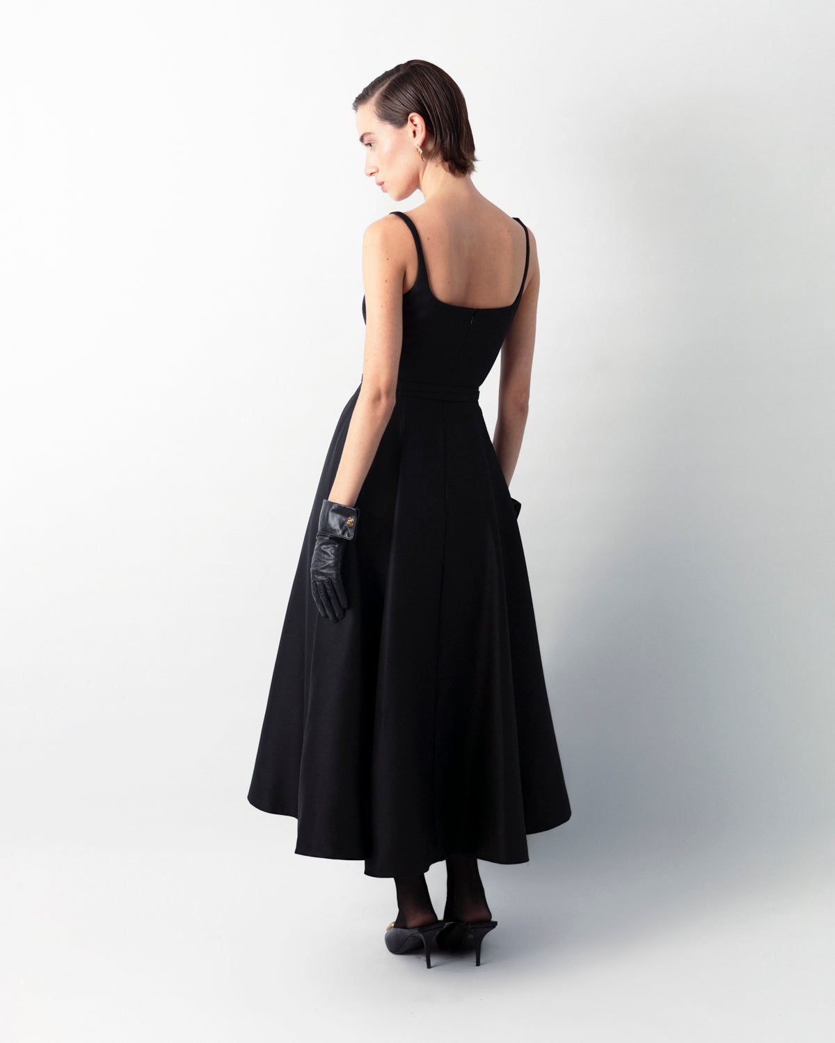 Christian Dior - Black Midi Dress