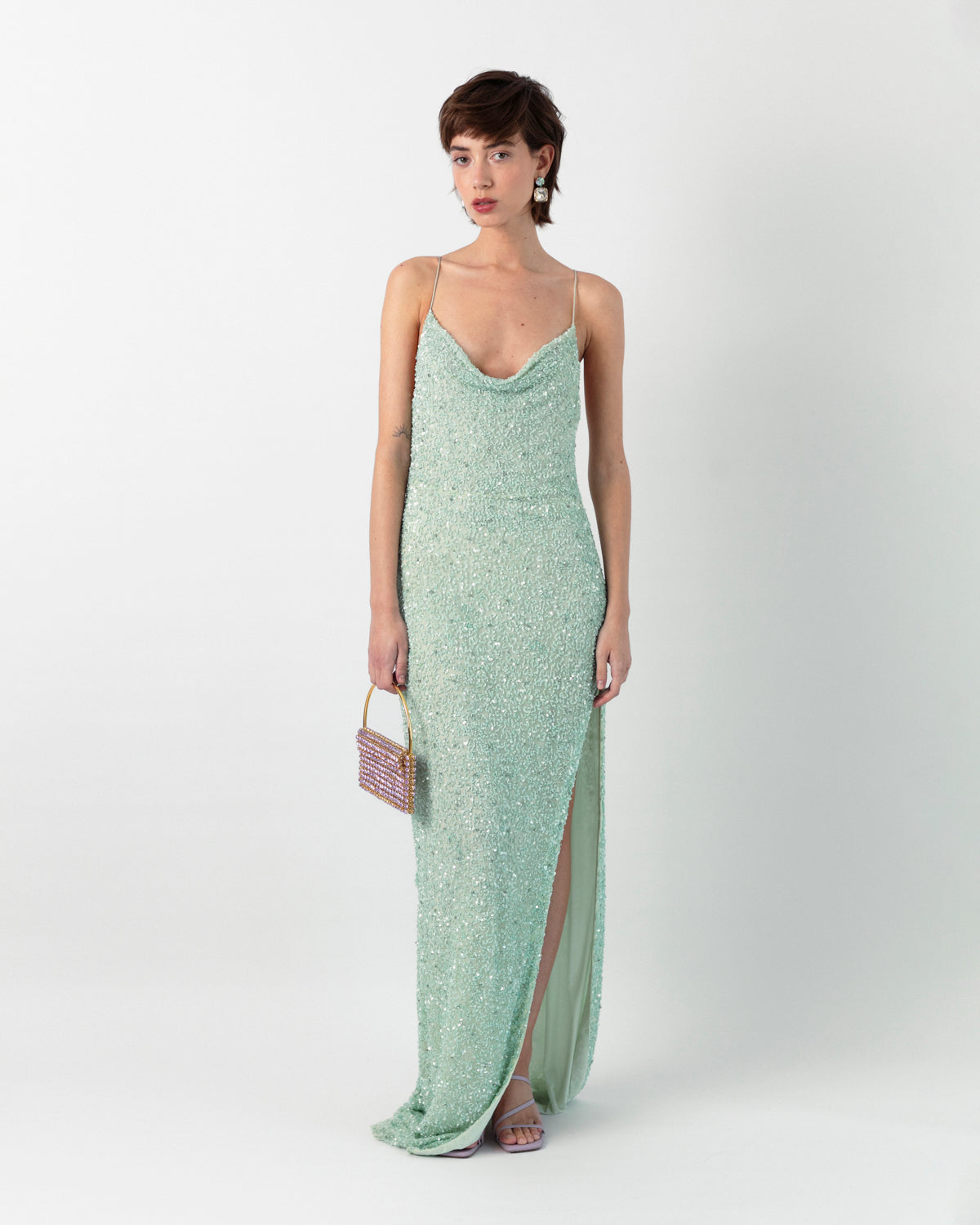 Alexander McQueen - Sequin Maxi Dress