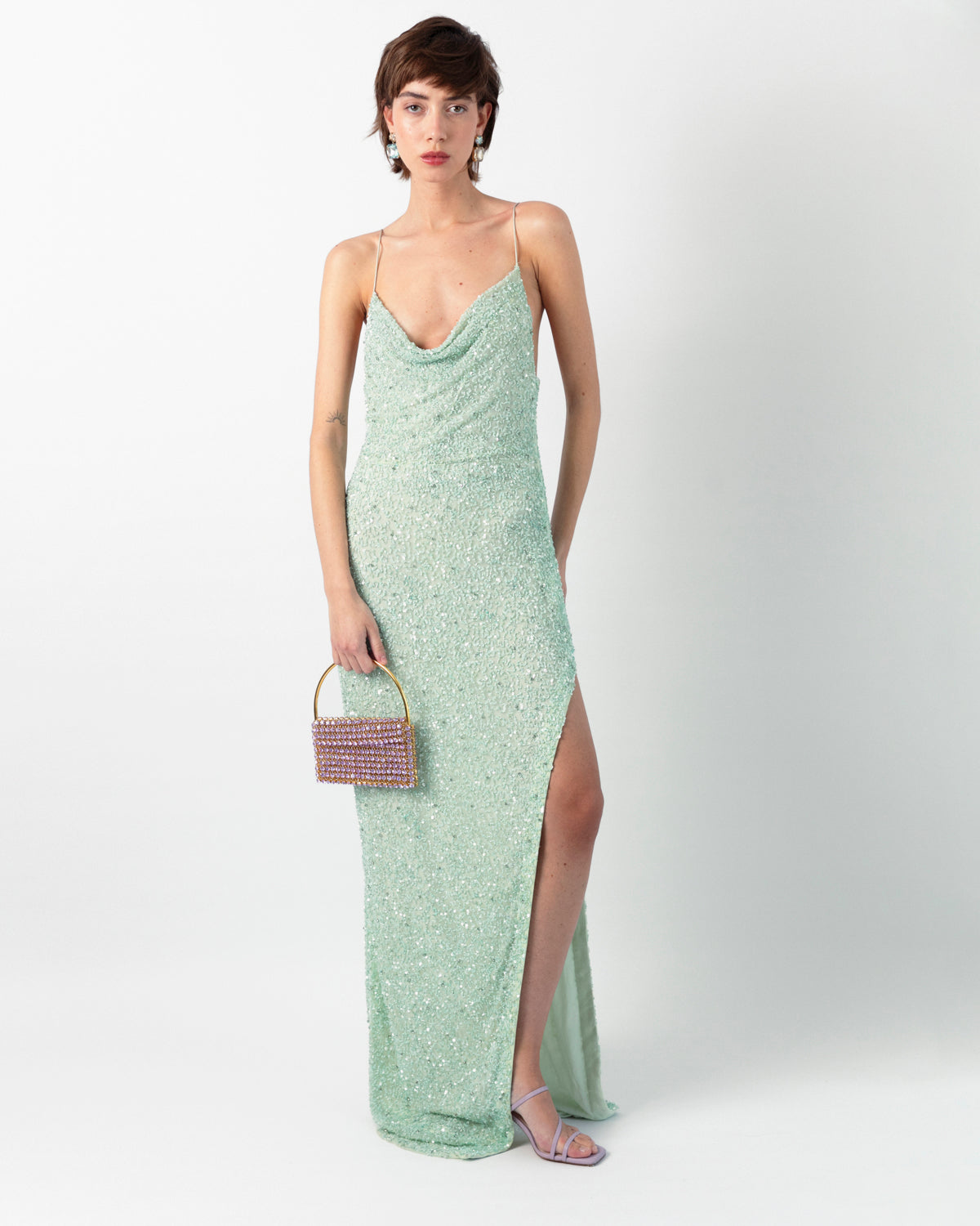 Alexander McQueen - Sequin Maxi Dress