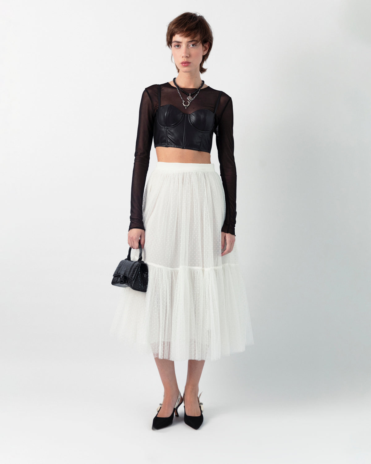 Christian Dior - White Tulle Skirt