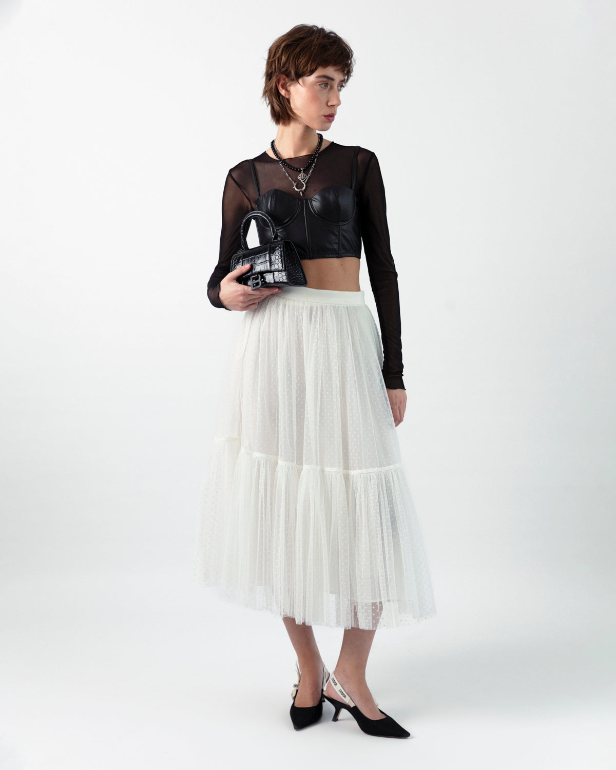 Christian Dior - White Tulle Skirt