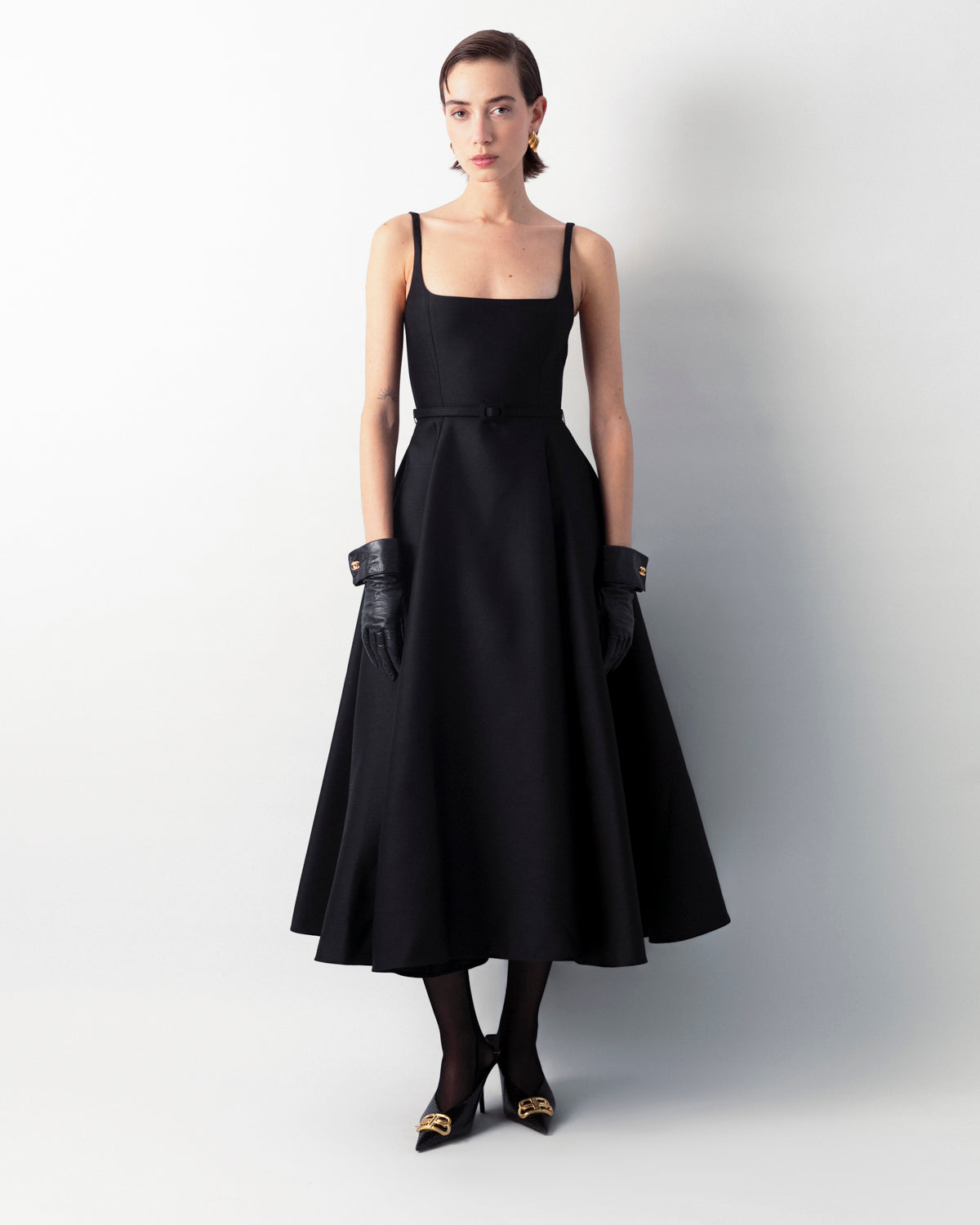 Christian Dior - Black Midi Dress