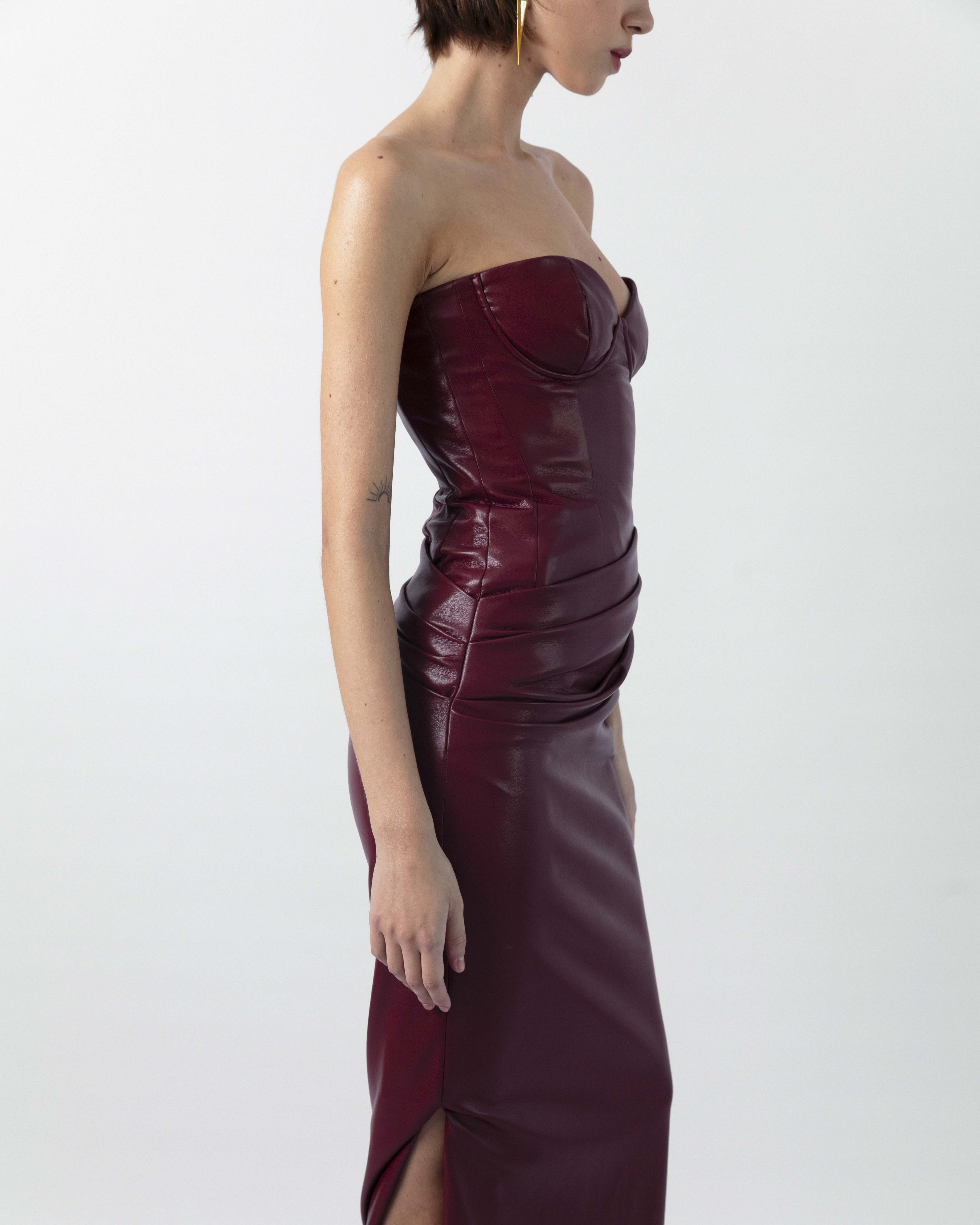 House of CB - Leather Dress